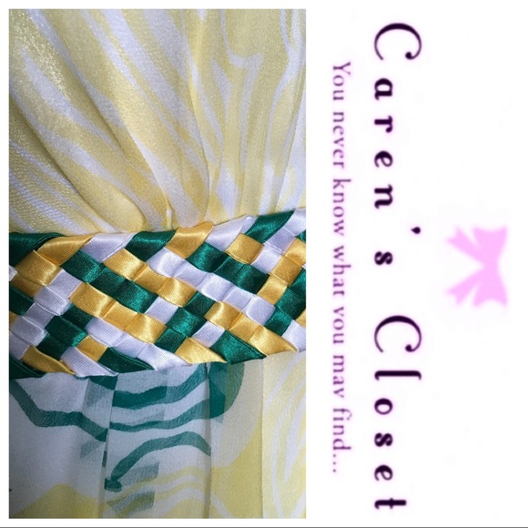 NWOT Laundry Silk Print Halter Maxi Dress. - Picture 6 of 7